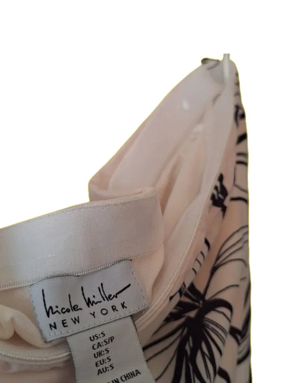 New Nicole Miller Strapless Floral Maxi Dress Size S Dark Romance - Picture 11 of 11